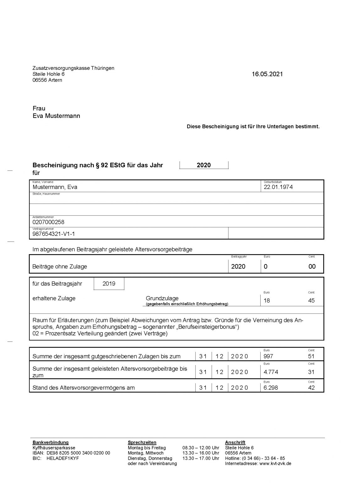 Post für unsere Versicherten – ZVK Thüringen