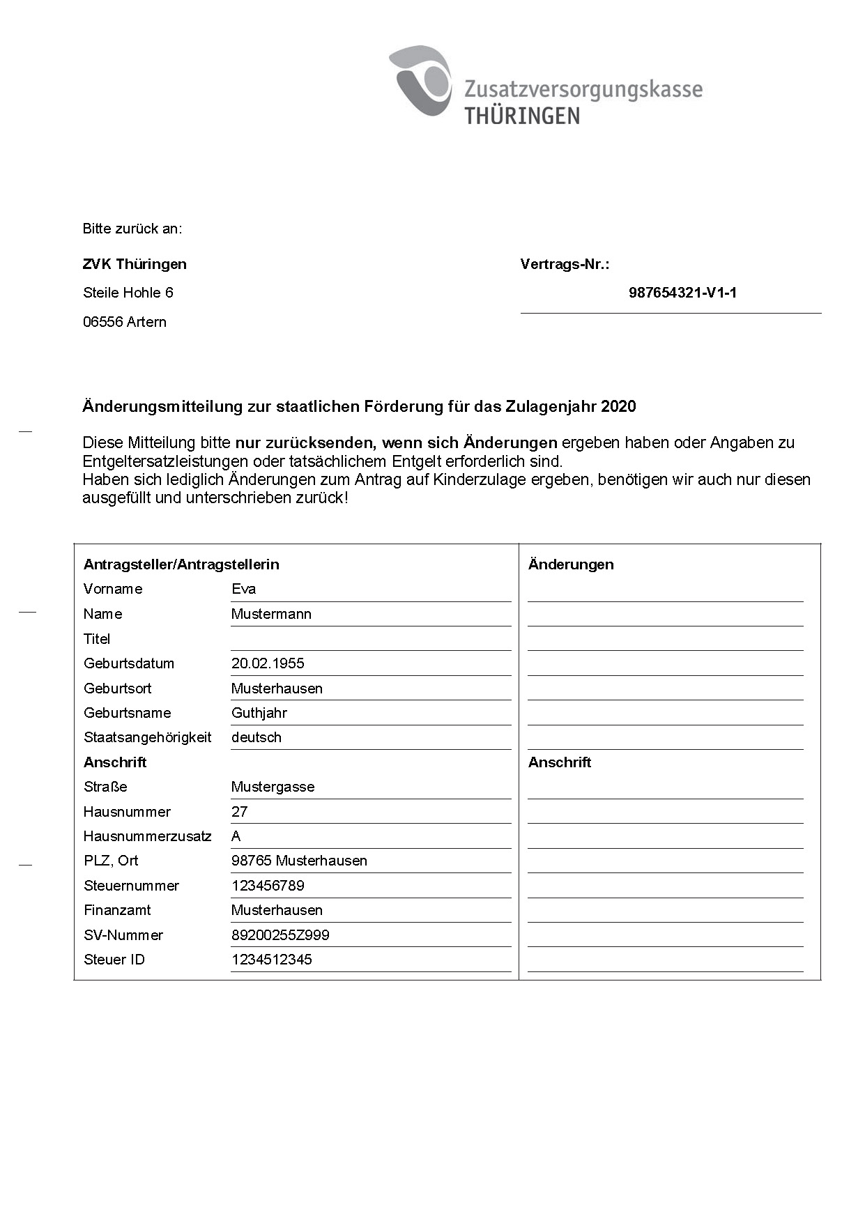 Post für unsere Versicherten – ZVK Thüringen